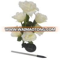 Hot Sale Real Touch Garden Solar Led Flower custom flowers