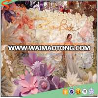 artificial flower for wall decoration paper artificial flower wall for wedding supplies