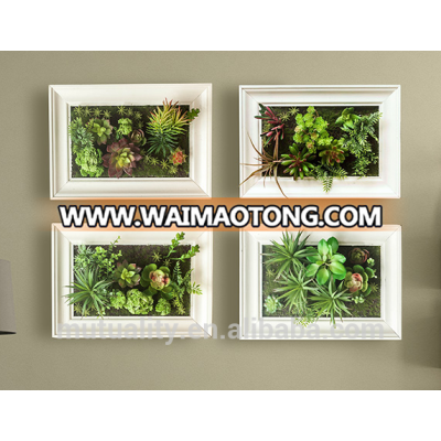 new design assorted artificial succulent plants for wall decor