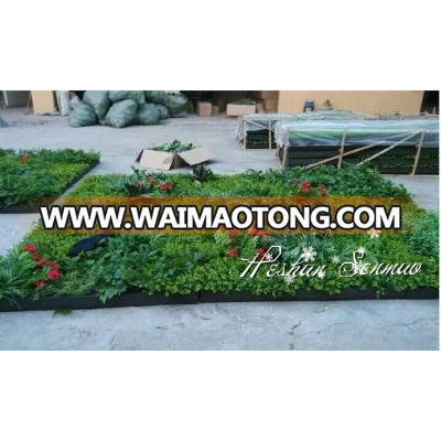 hot sale greenery wall artificial plant wall artificial fake wall hang plant for indoor or outdoor decoration