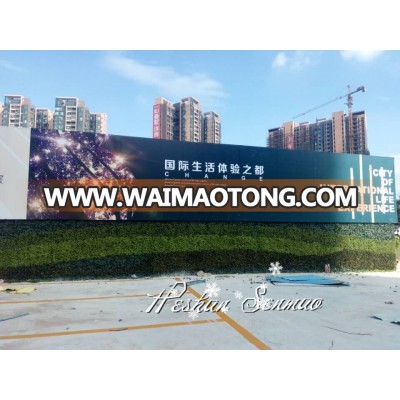 factory price big size artificial plant wall vertical green wall plastic boxwood fence for wall decoration