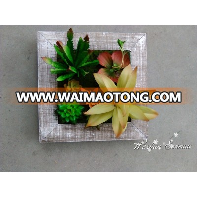 Wholesale price innovative design artificial succulent artificial succulent plant wall for sale