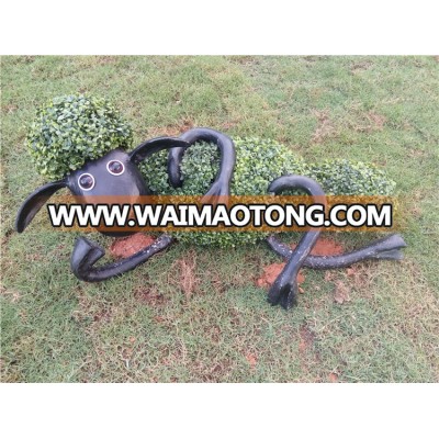 Selling popular new product artificial topiary grass animal for garden decoration