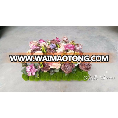 2016 European style beautiful look artificial flower plant wall ornamental flowers for sale