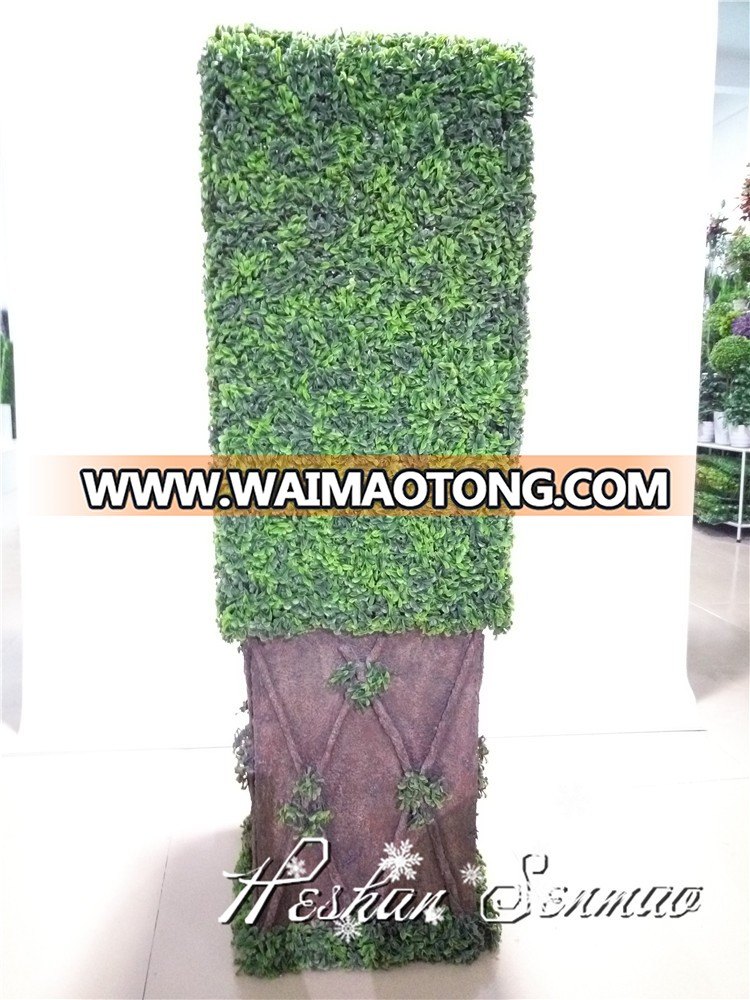 Hot sale garden decorationhigh quality artificial grass hedge plastic fence