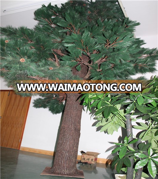 Popular using artificial banyan tree for indoor restaurant decoration